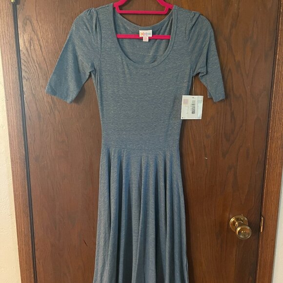 LuLaRoe Dresses & Skirts - Grey Nicole Dress